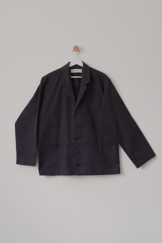 In stock ― Studio Jacket Deep Navy Blue